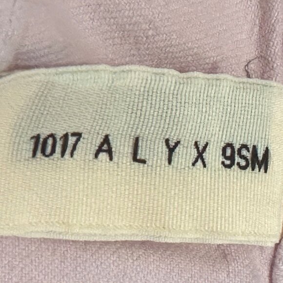 1017 ALYX 9SM X Blackmeans Pink Shredded Straight Leg Denim Jeans Mens Size 34 - Picture 8 of 11